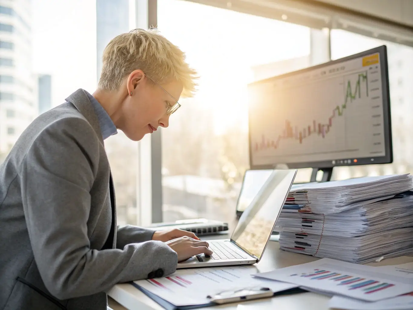 A financial analyst is creating a detailed financial model for a tech startup, projecting revenue growth and investment scenarios to attract potential investors.